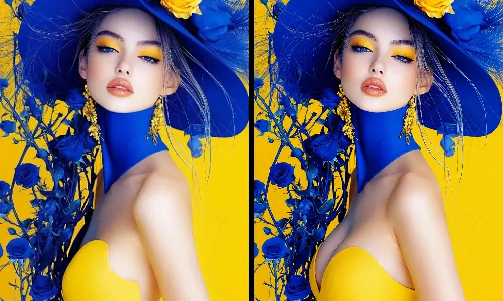 适合社交媒体发布的风格化人像，展现更清晰的上半身曲线和干净利落的视觉效果